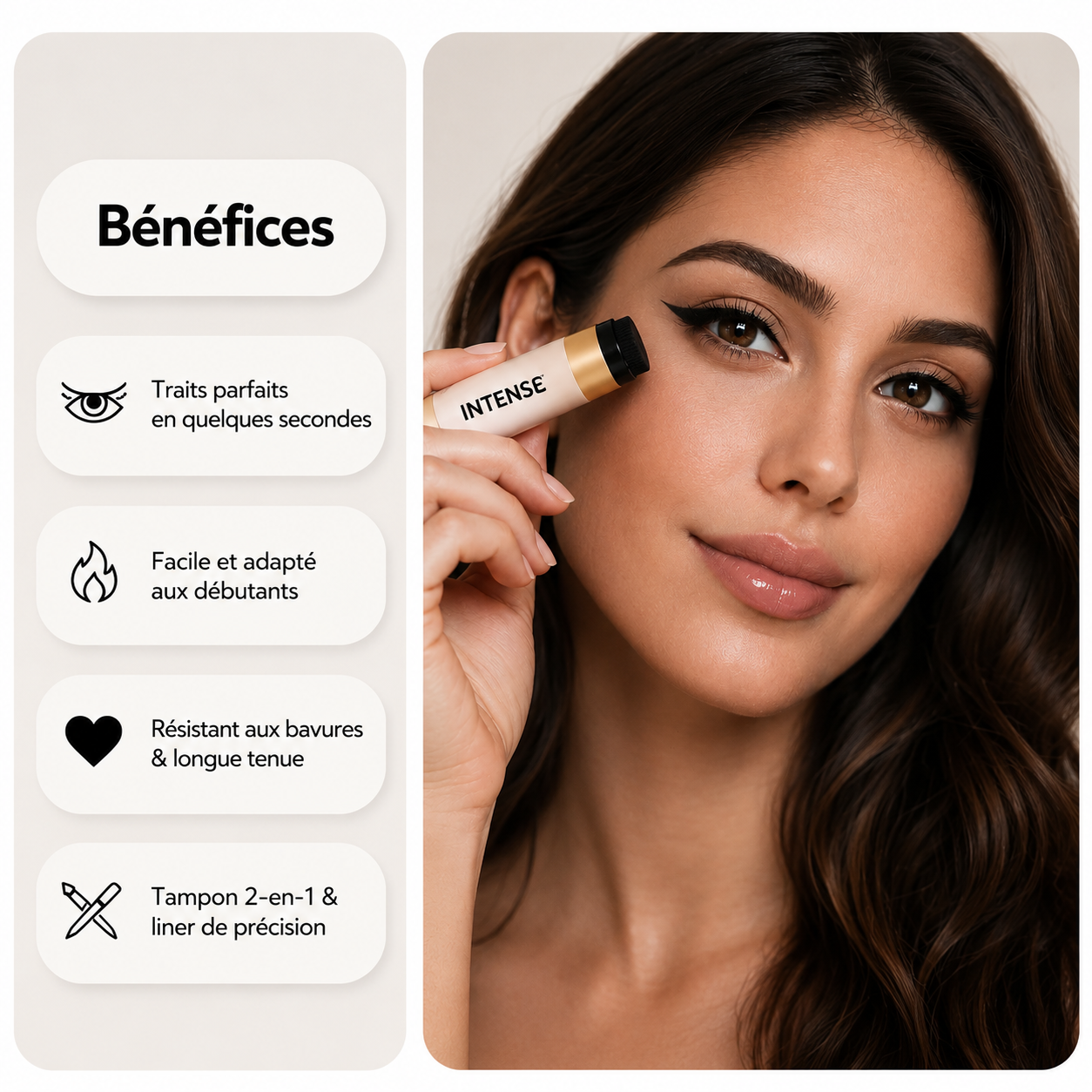 INTENSO® 1+1 Eyeliner tamponné gratuit